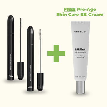 2 Premium Pro-age Mascaras + Pro-Age Skin Care BB Cream