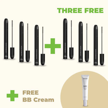 6 Premium Pro-age Mascaras + Pro-Age Skin Care BB Cream