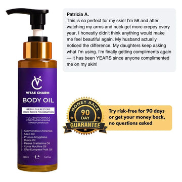 Vitae Charm Body Oil For GLP-1 Users